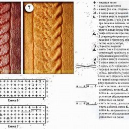 Интересные узоры спицами - в копилку мастерицы