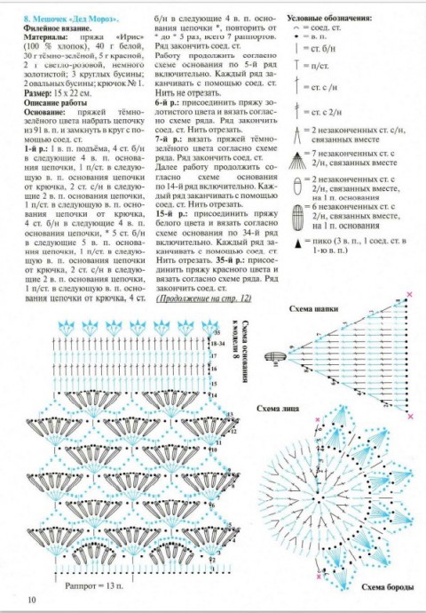 Мешок для новогоднего подарка