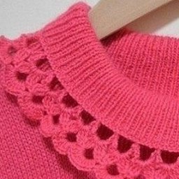 Простая схема для отделки горловины