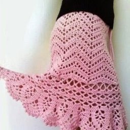 Розовая нежная юбочка