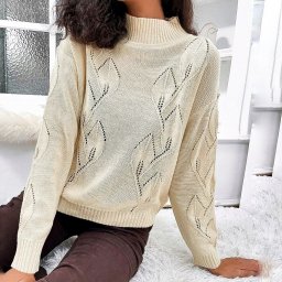 Джемпер с листиками