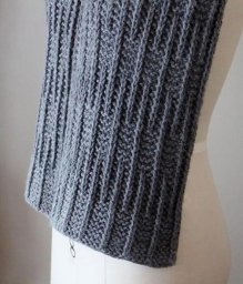 Узор со снятыми петлями, вяжем спицами