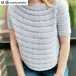 Футболка спицами