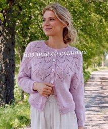 Жакет спицами