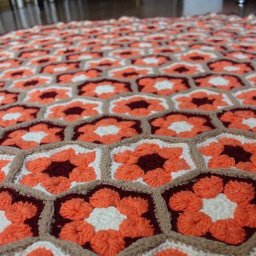 Учимся вязать "африканский цветок"