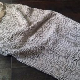 Ажурная юбка в стиле 70-х, вяжем спицами