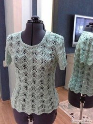 Кофточка спицами