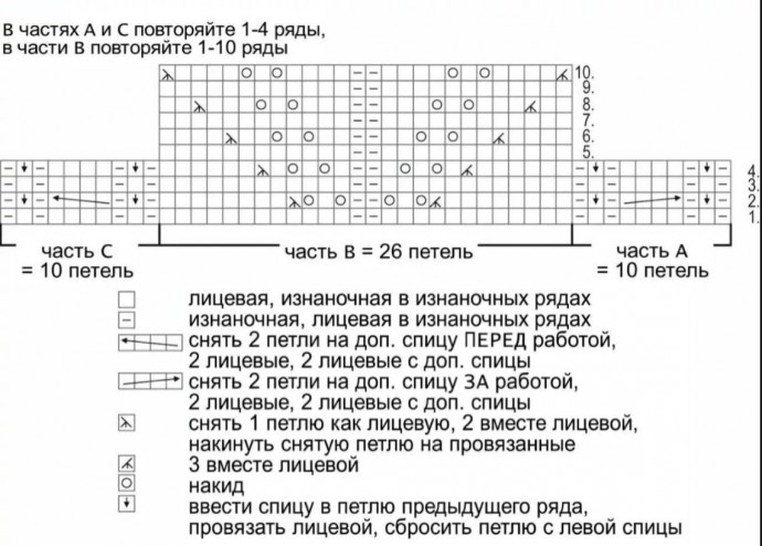 Красивый узор с листьями для джемпера