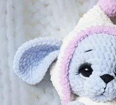 Вязаный мышонок крючком