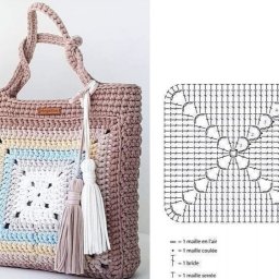 Нежная сумочка крючком