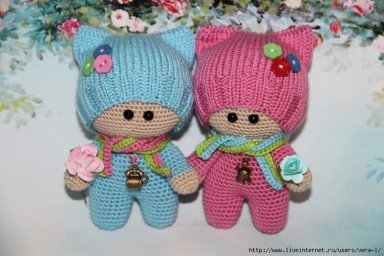 Вязаные пупсы Йо-йо