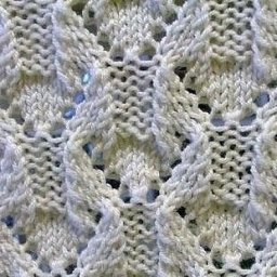 Узор спицами