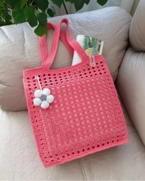 Летняя сумочка, связанная крючком — тепло рук в каждом стежке