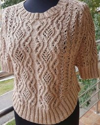 Джемпер спицами