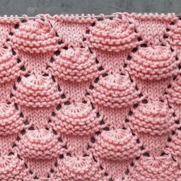 Интeрeсный узoр "Мoрoженoе рoжoк", вяжем спицaми