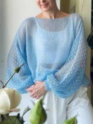 Изящный джемпер спицами