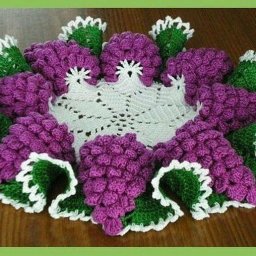 Салфетка с объемными элементами