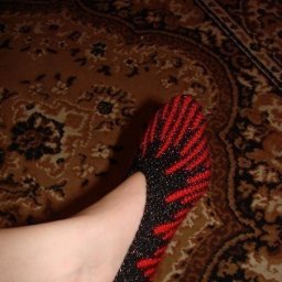 Следочки, связанные спицами