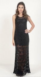 Чёрное вязаное платье с шетландским узором — элегантность в петлях