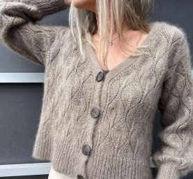 Кардиган "Olive Cardigan V-neck". Дизайн: Pernille Larsen