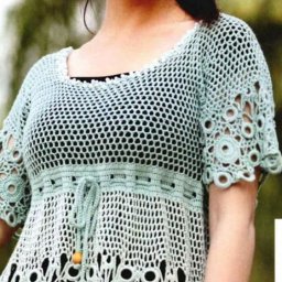 Вяжем милую туничку