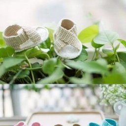 Милые сандалии для летних прогулок, вяжем для малышей