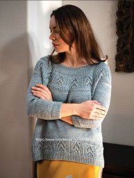 Серый пуловер от Ирины Аникеевой