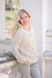 Вяжем джемпер крючком