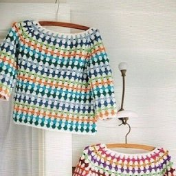 Идея для пуловера крючком