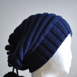 Интересная шапка-труба, вяжем спицами