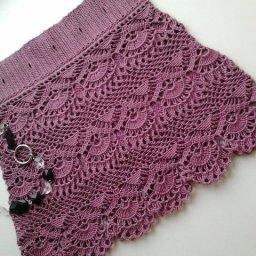 Милая юбочка крючком