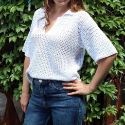 Рубашка крючком