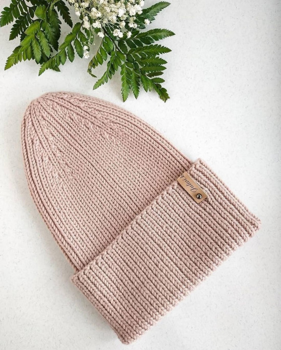 Шапка с модной макушкой "луковка"