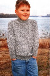 Вяжем шерстяной свитер реглан