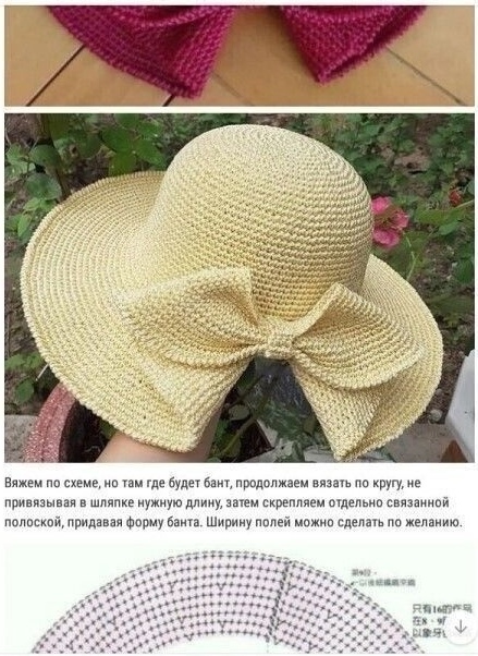 Шикарная шляпа крючком Шикарная шляпа крючком