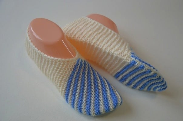 Простые следки спицами