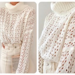 Ажурный узор спицами