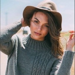 Идея для асимметричного пуловера, вязаного спицами