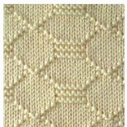 Интересный узор спицами