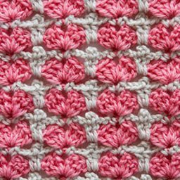 Красивый двухцветный узор