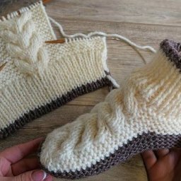 Очаровательные следки-сапожки