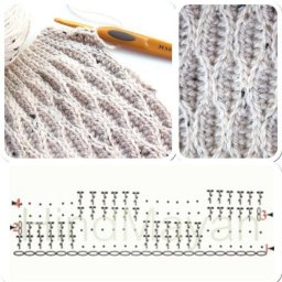 Оригинальный узор крючком