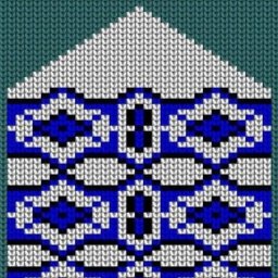 Жаккардовые узоры для варежек