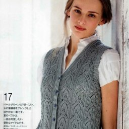 Жилетка спицами