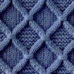 Эффектный узор спицами