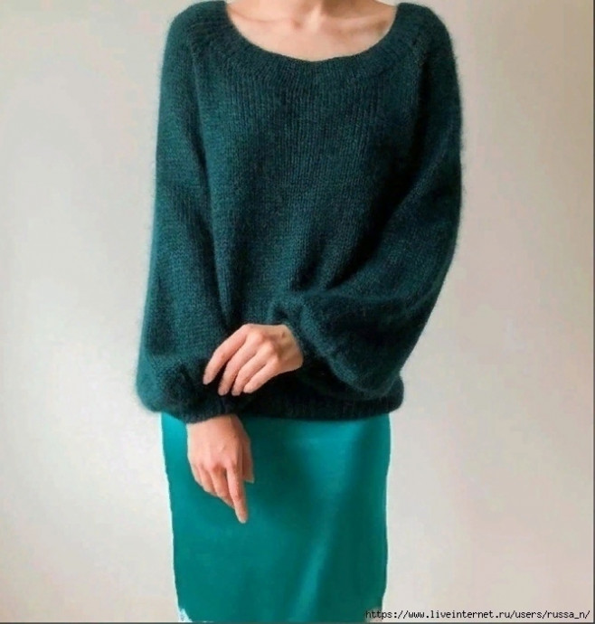 Пуловер "Изумруд"