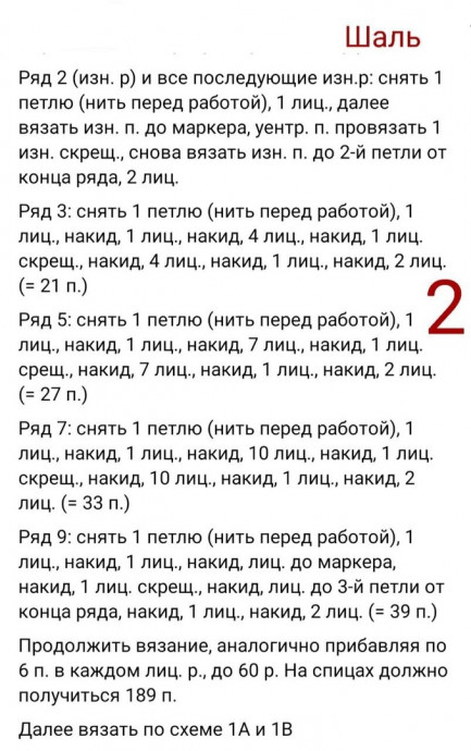 Треугольная шаль спицами — уютный акцент в образе Треугольная шаль спицами — уютный акцент в образе