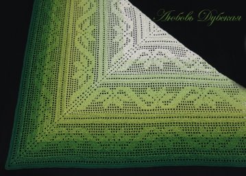 Шаль «Весна» — это лёгкость, нежность и настроение первых тёплых дней