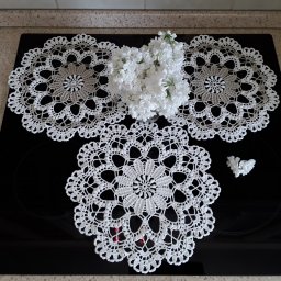 Ажурная салфетка крючком