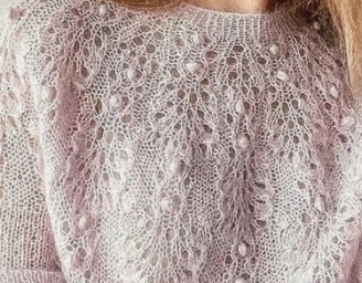 Красивая кокетка спицами